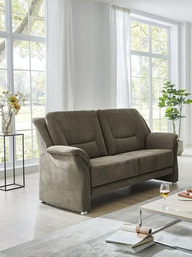 2,5-Sitzer couchliebe. LS404620 braun Basismodell