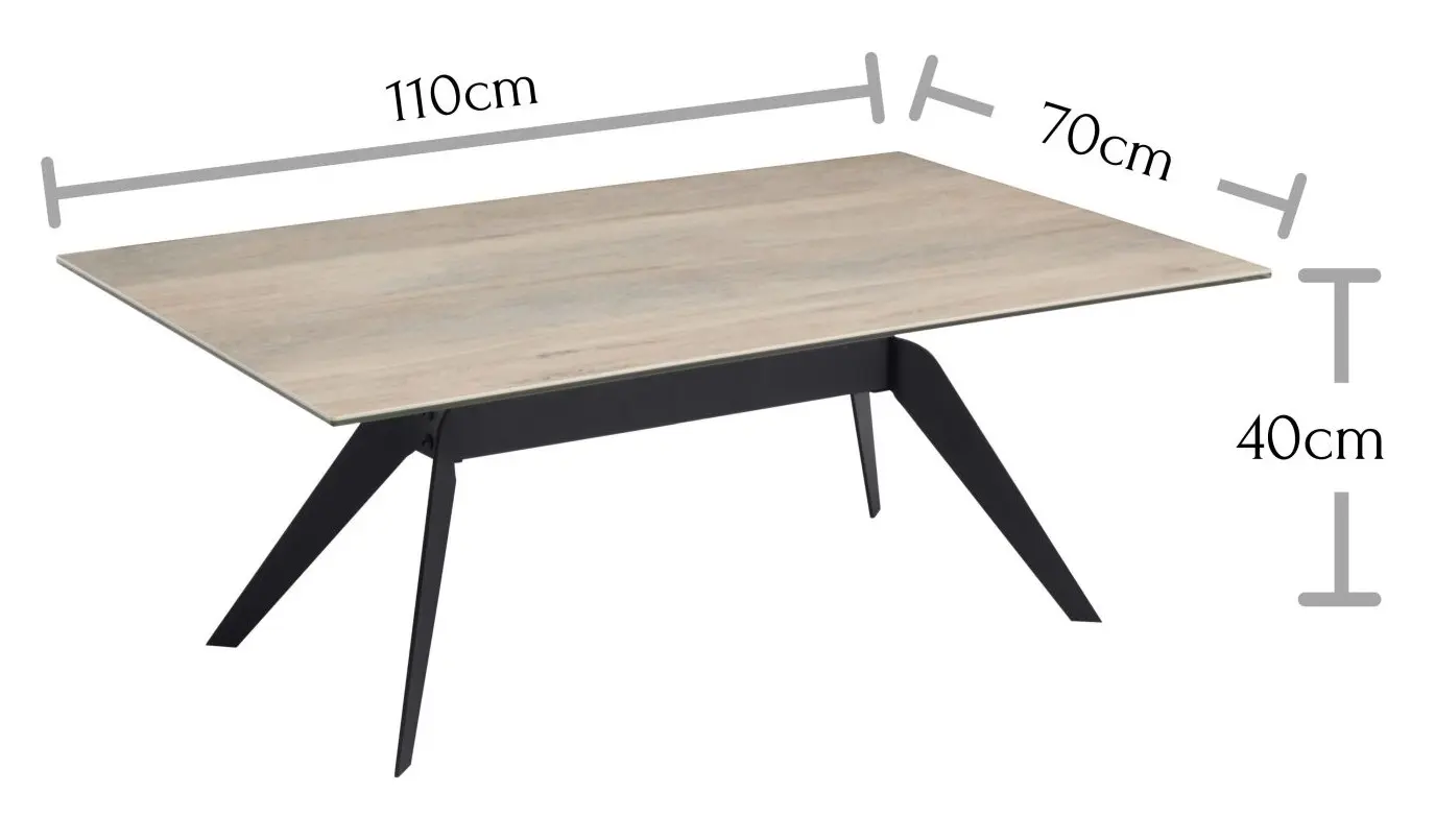 Couchtisch Dori mit Keramikoberfläche