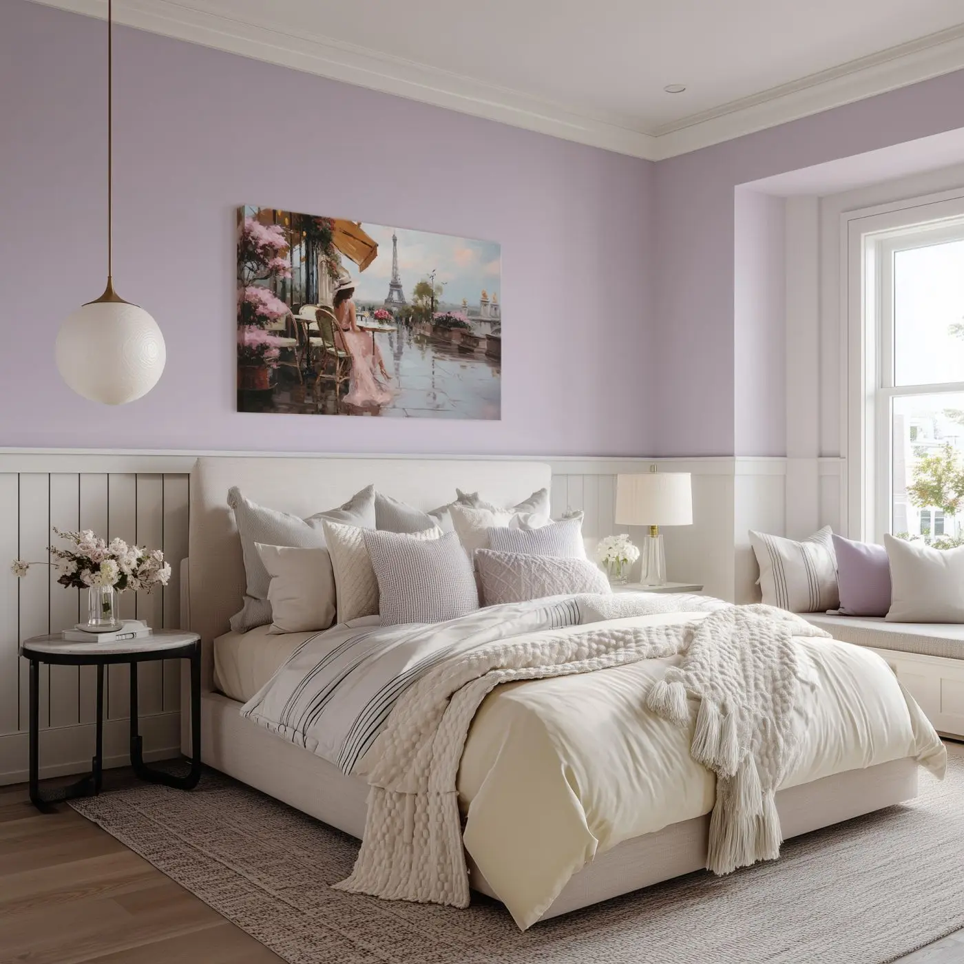 Leinwandbild Evening View 85 x 113 cm