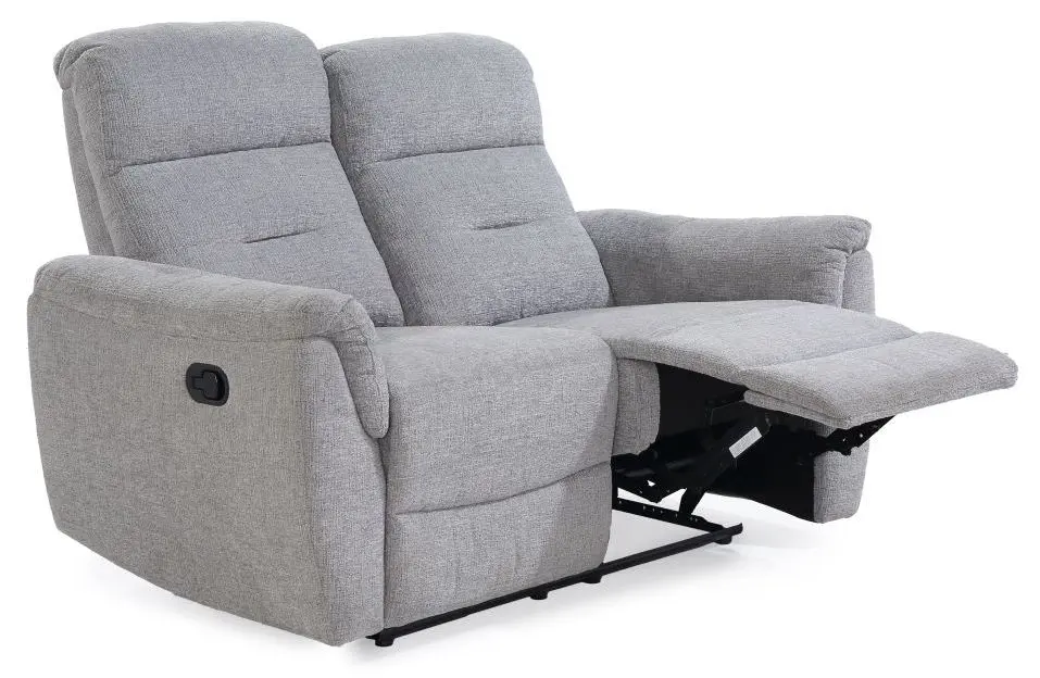 2-Sitzer Utah halbautomatische Relaxfunktion grau