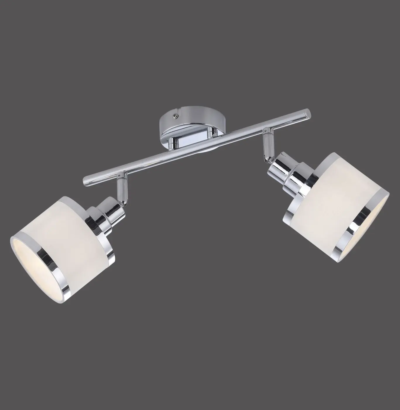 2er Balken Accor weiß/ chrom