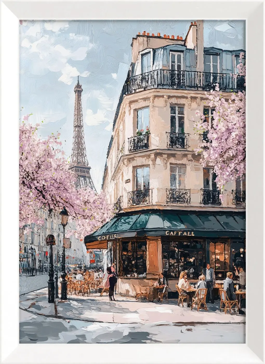 Bild gerahmt Corner Cafe 50 x 70 cm