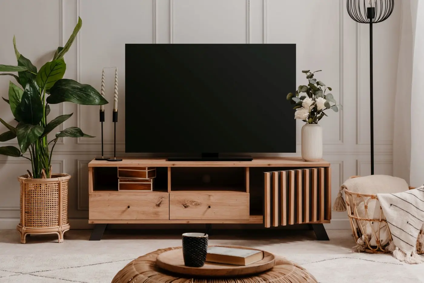 TV-Lowboard Medan Artisan Eiche/ anthrazit