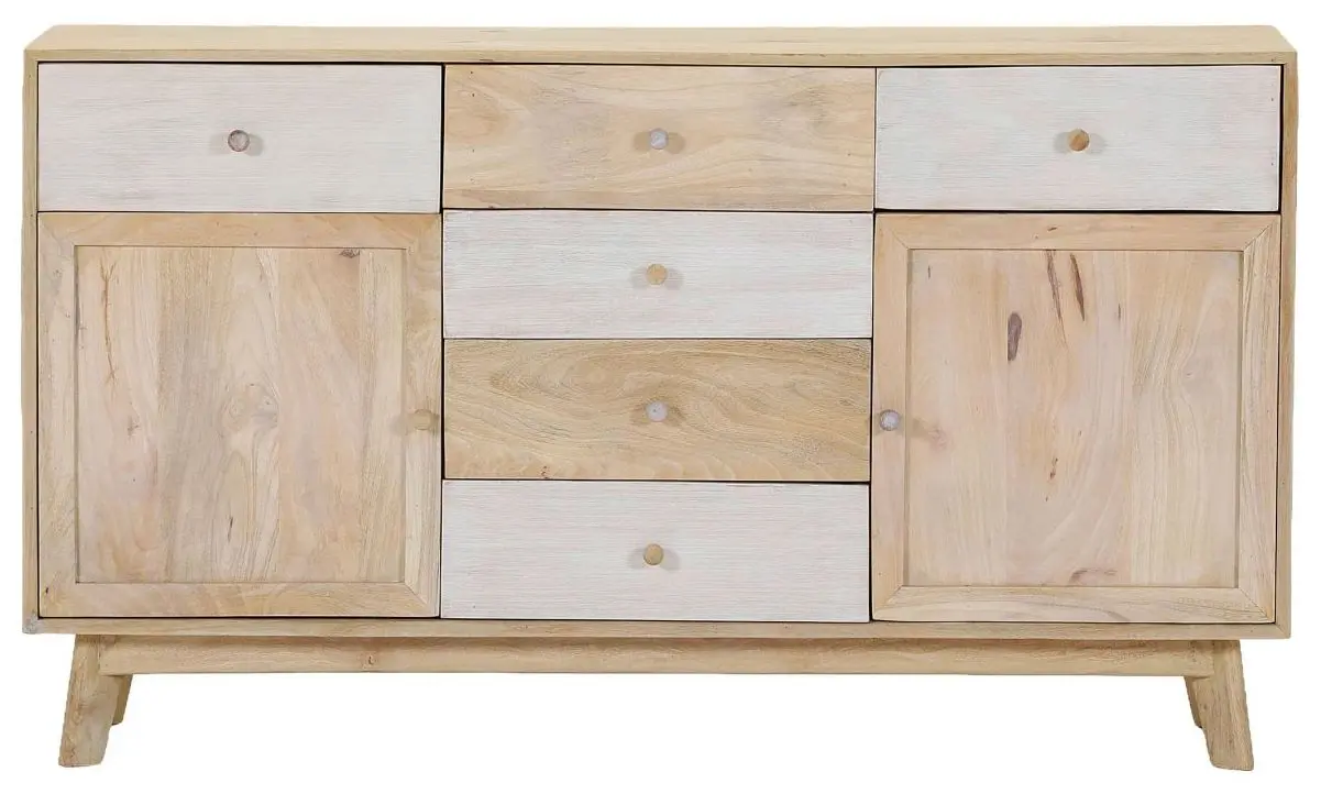 Sideboard Kata Mango massiv/weiß