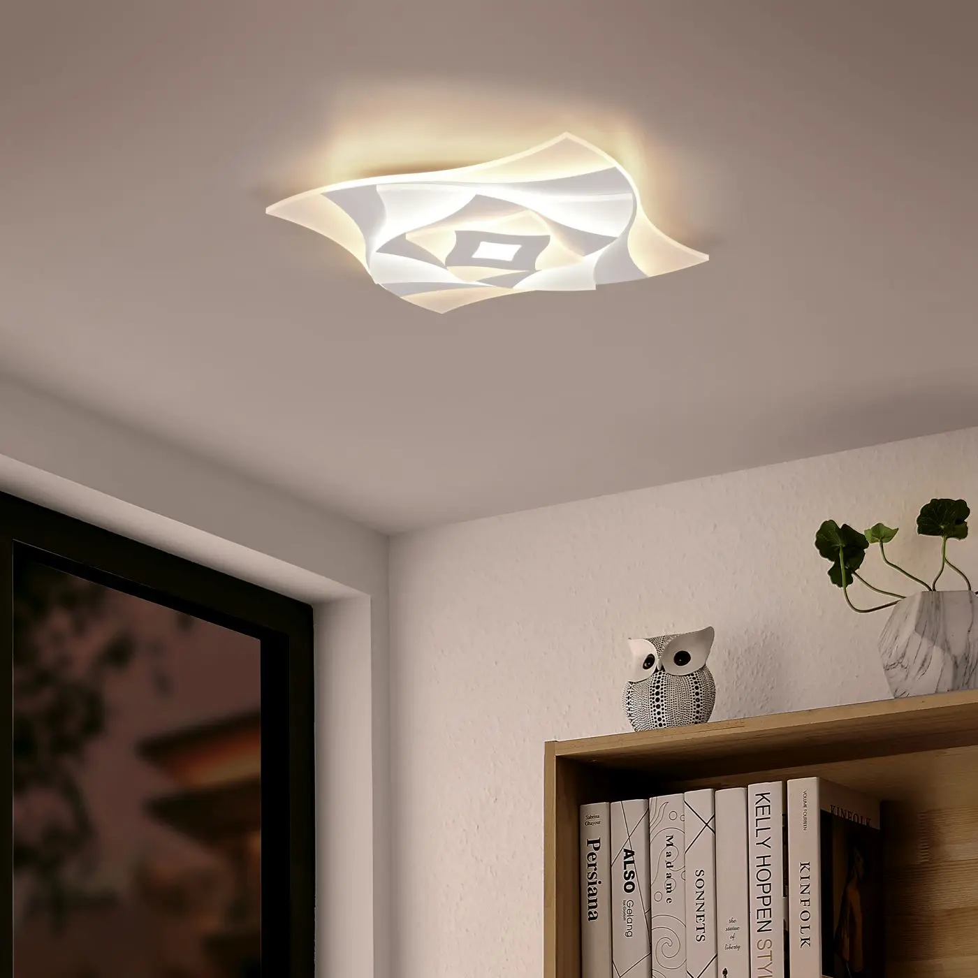 LED-Deckenleuchte Akita 50 x 50 cm