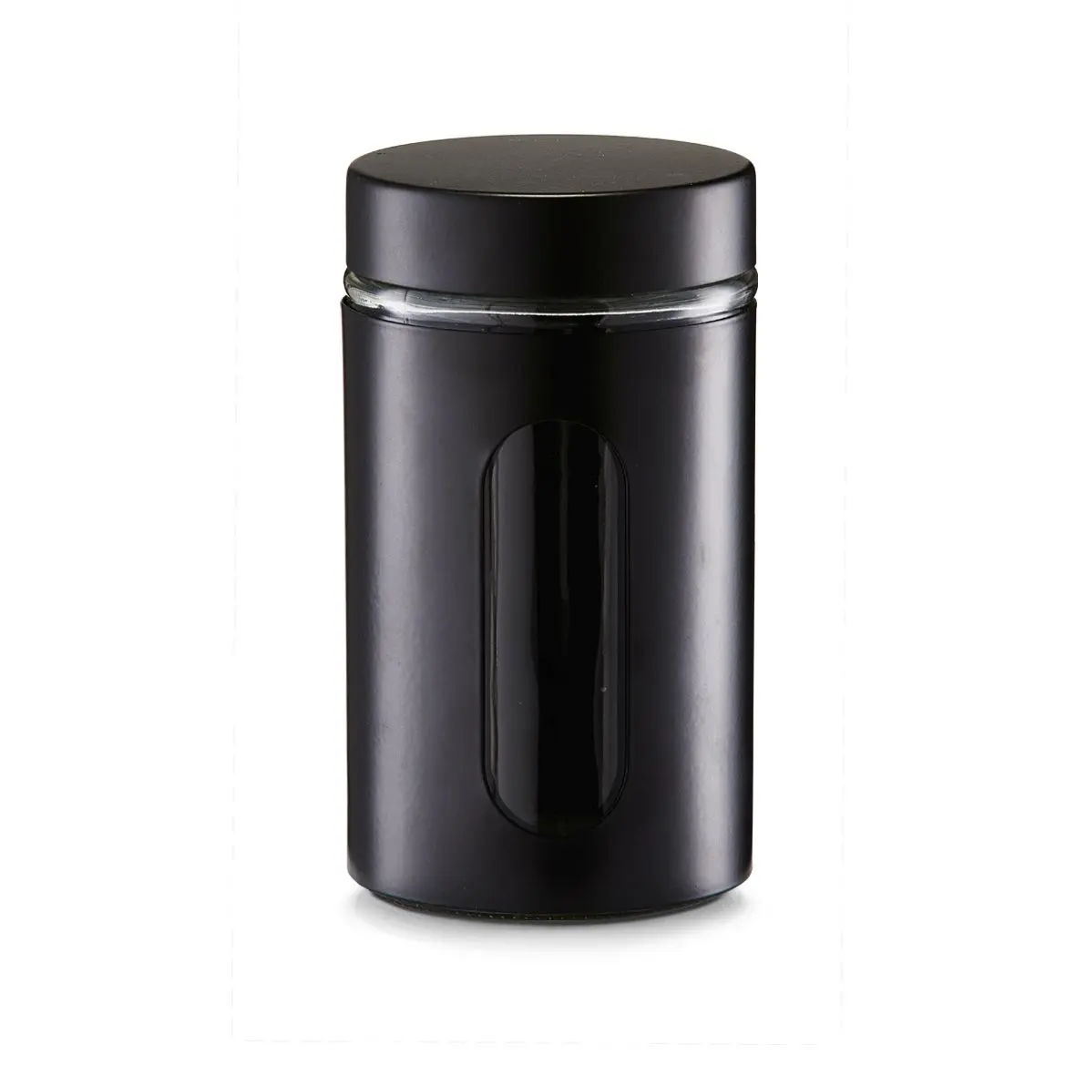 Vorratsglas 900 ml, schwarz
