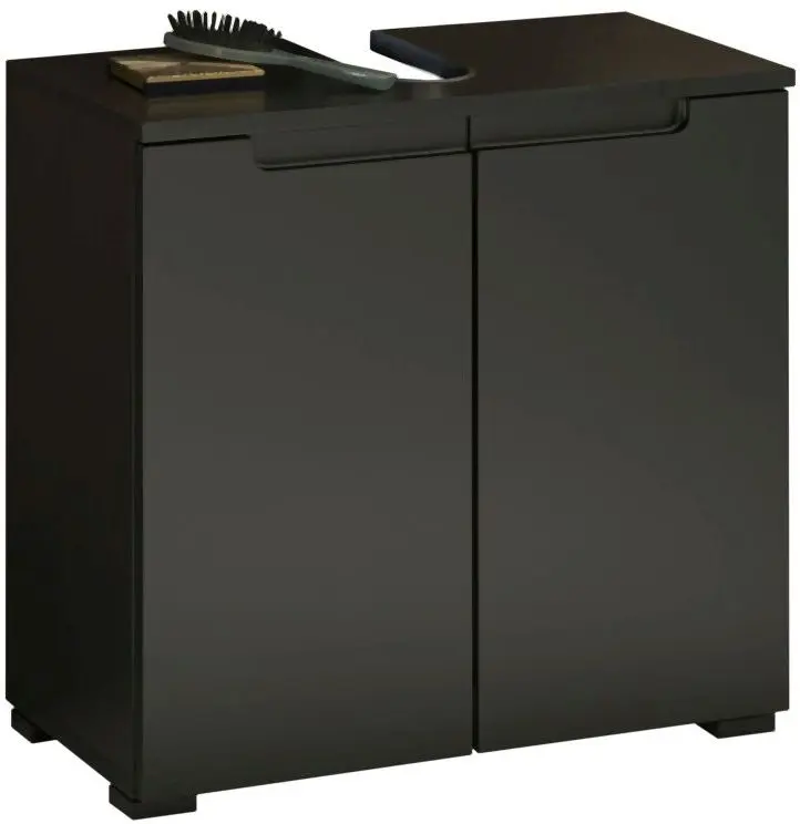 Waschbeckenunterschrank Spice schwarz
