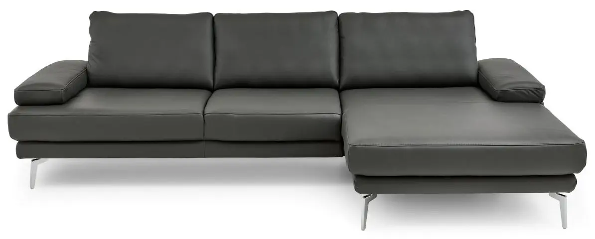 Wohnlandschaft couchliebe. LS821321 Leder schwarz Basismodell