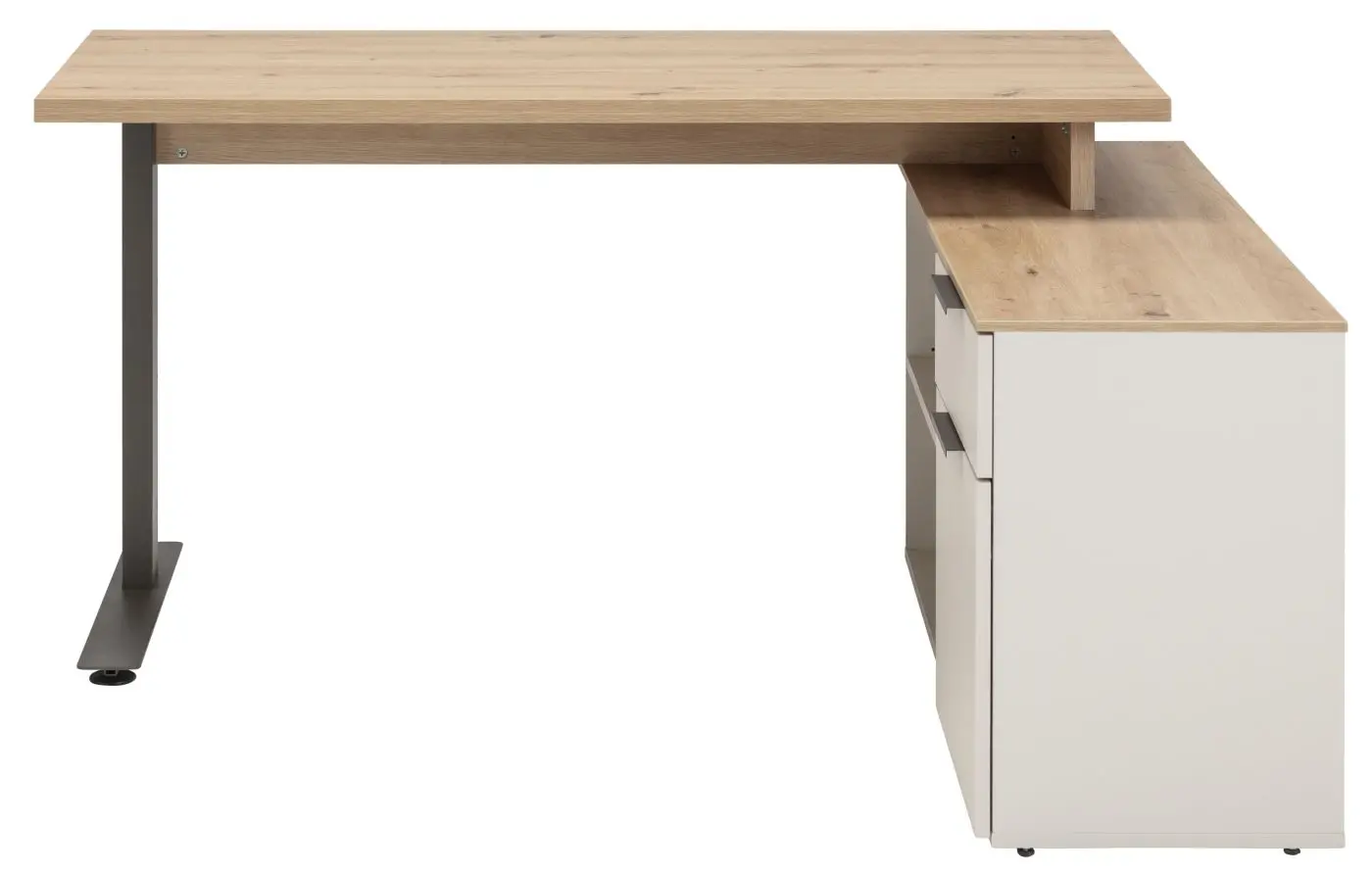 Eckschreibtisch Pronto cashmere/Artisan Eiche