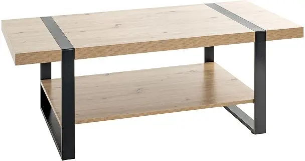 Couchtisch Saragossa Artisan Eiche/schwarz