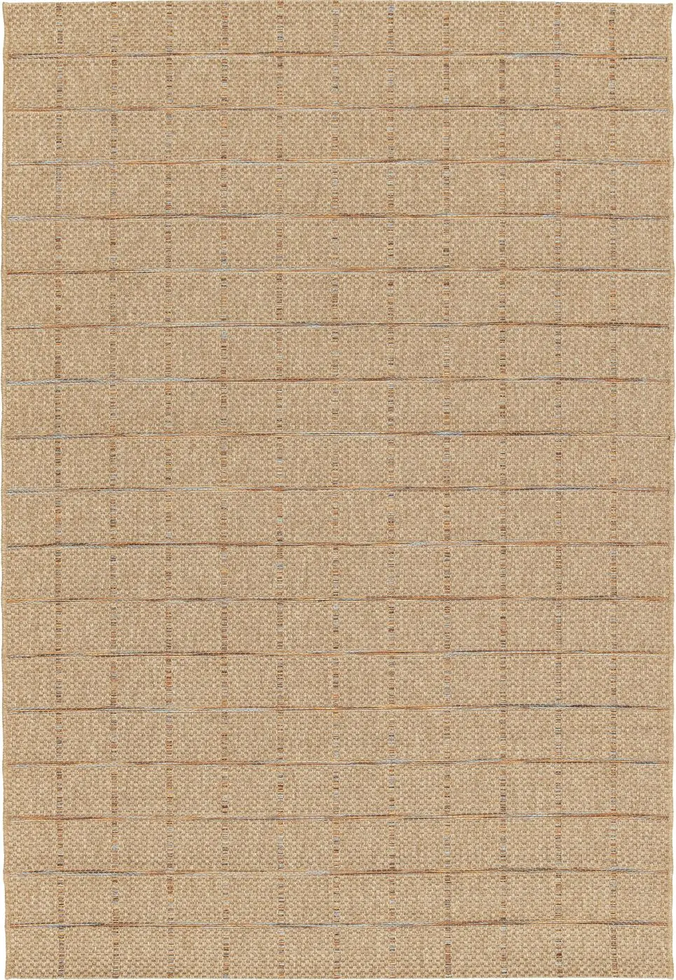 Teppich Pergola 80 x 150 cm beige mit Muster