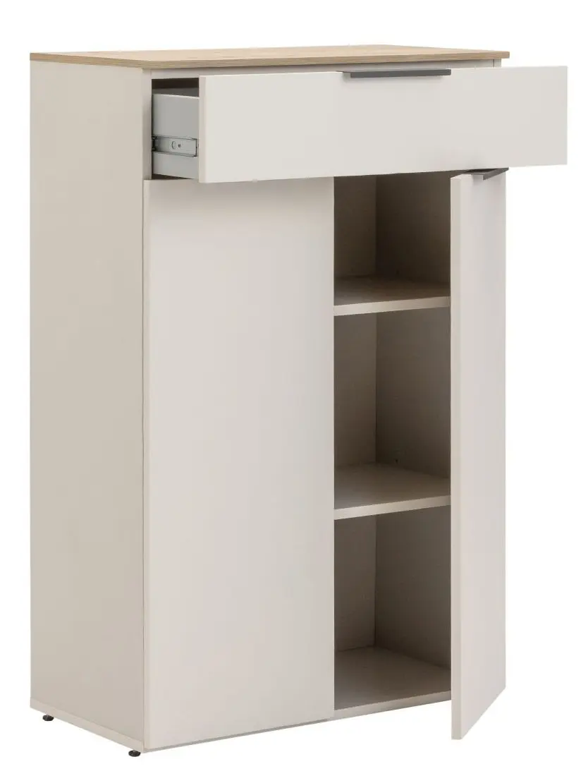 Büroschrank Pronto Cashmere/Artisan Eiche