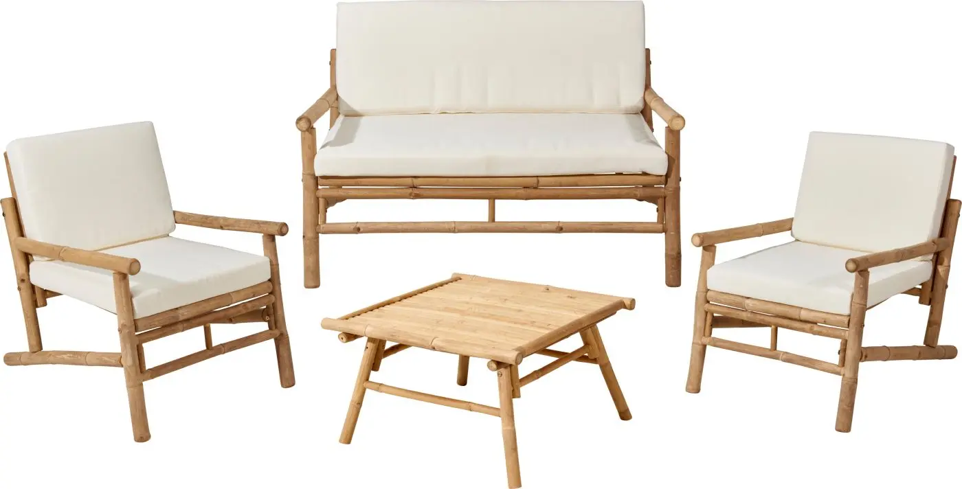 Gartenmöbel-Set Bambus