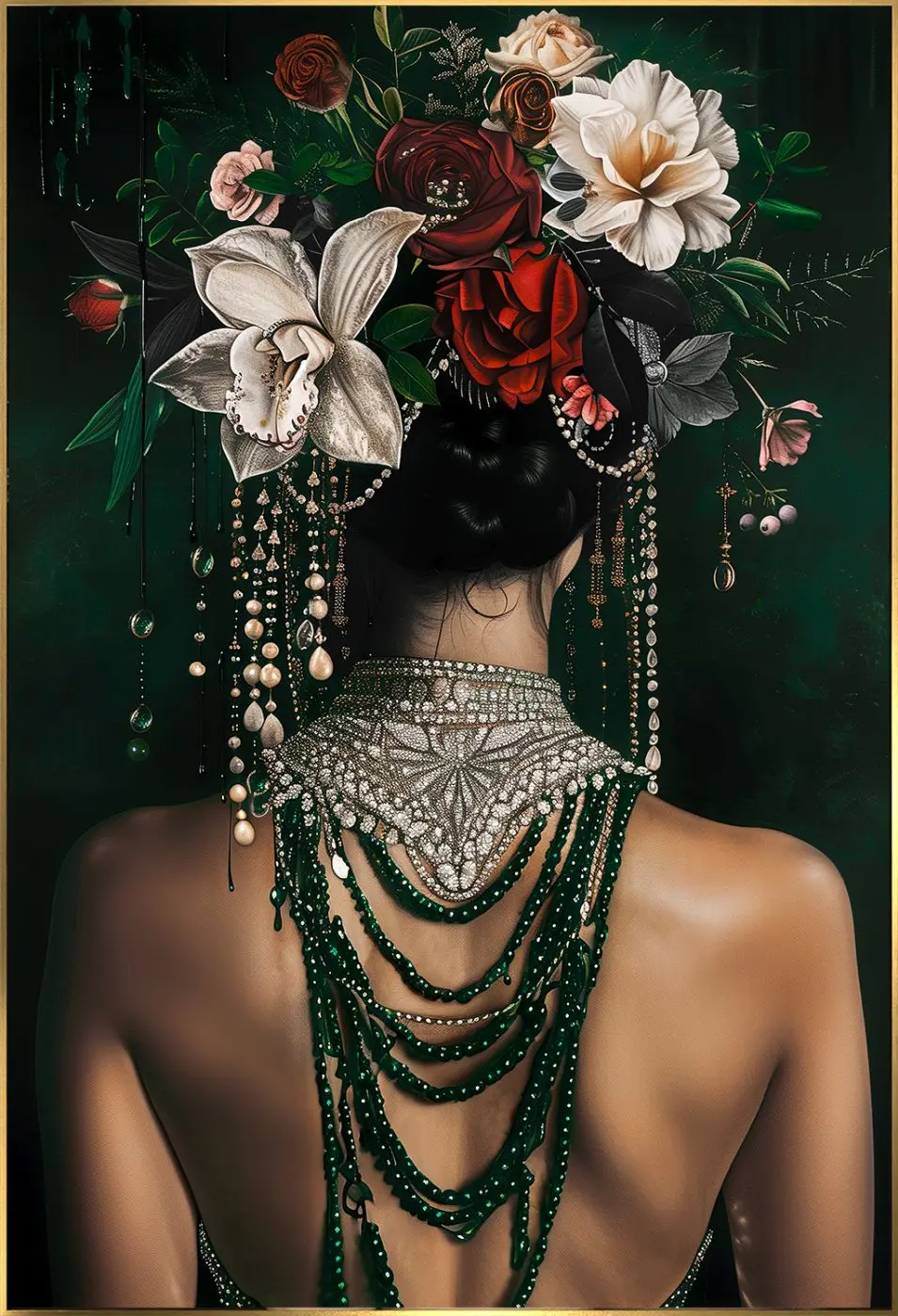 Glasbild Devi 