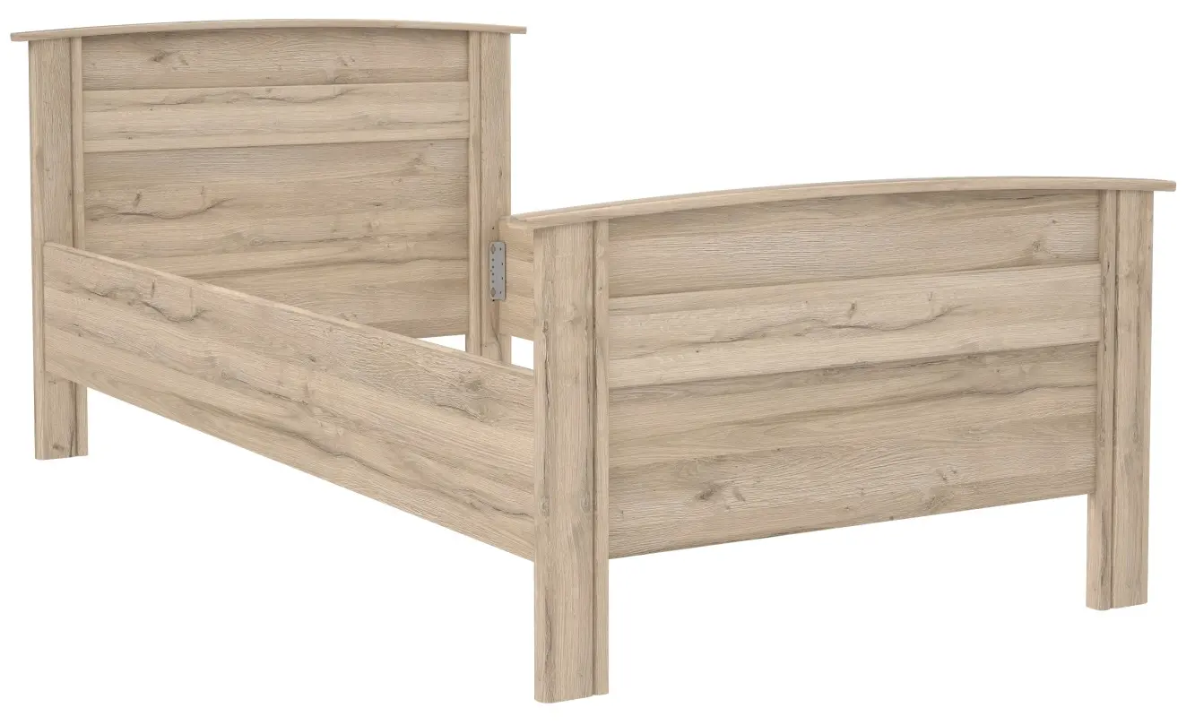 Komfortbett Gloria 100 x 200 cm Bianco Eiche 