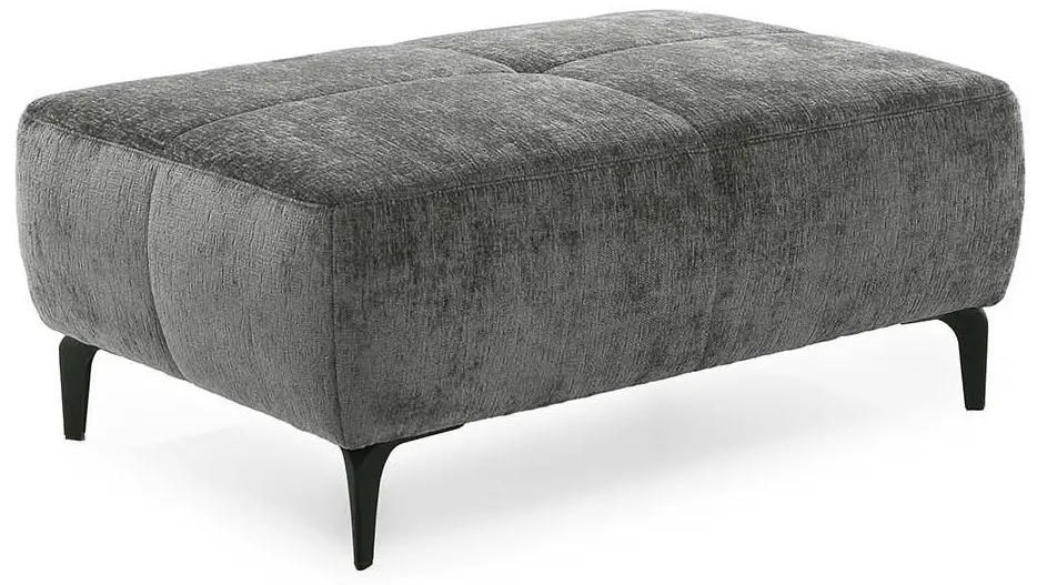 Hocker Salo Velours grau