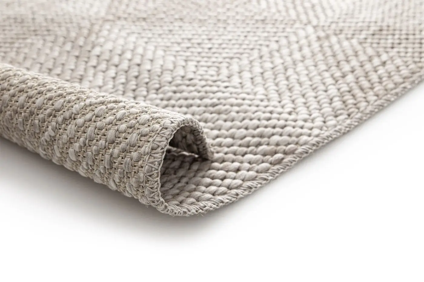 Teppich Corda 80 x 150 cm Stein-braun