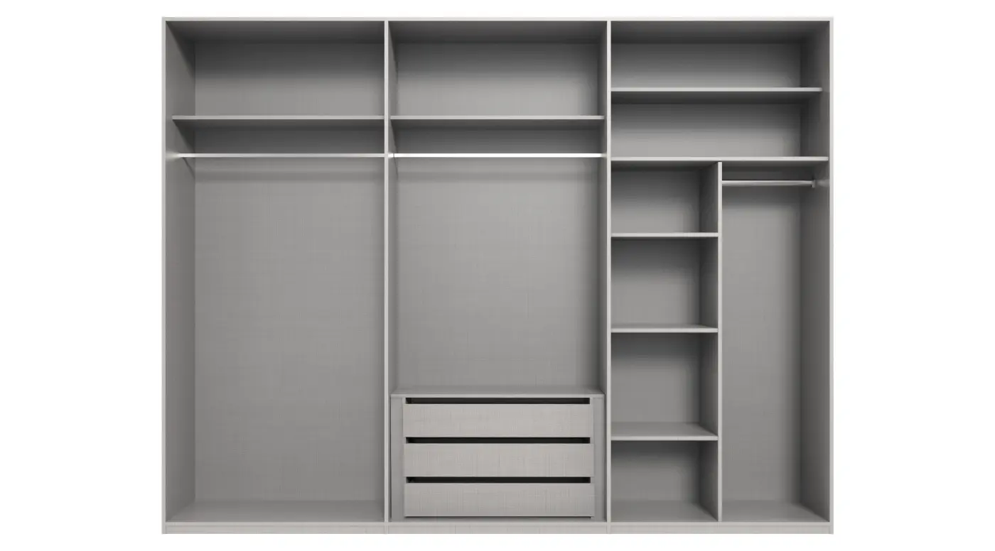 Kleiderschrank New York 6-türig
