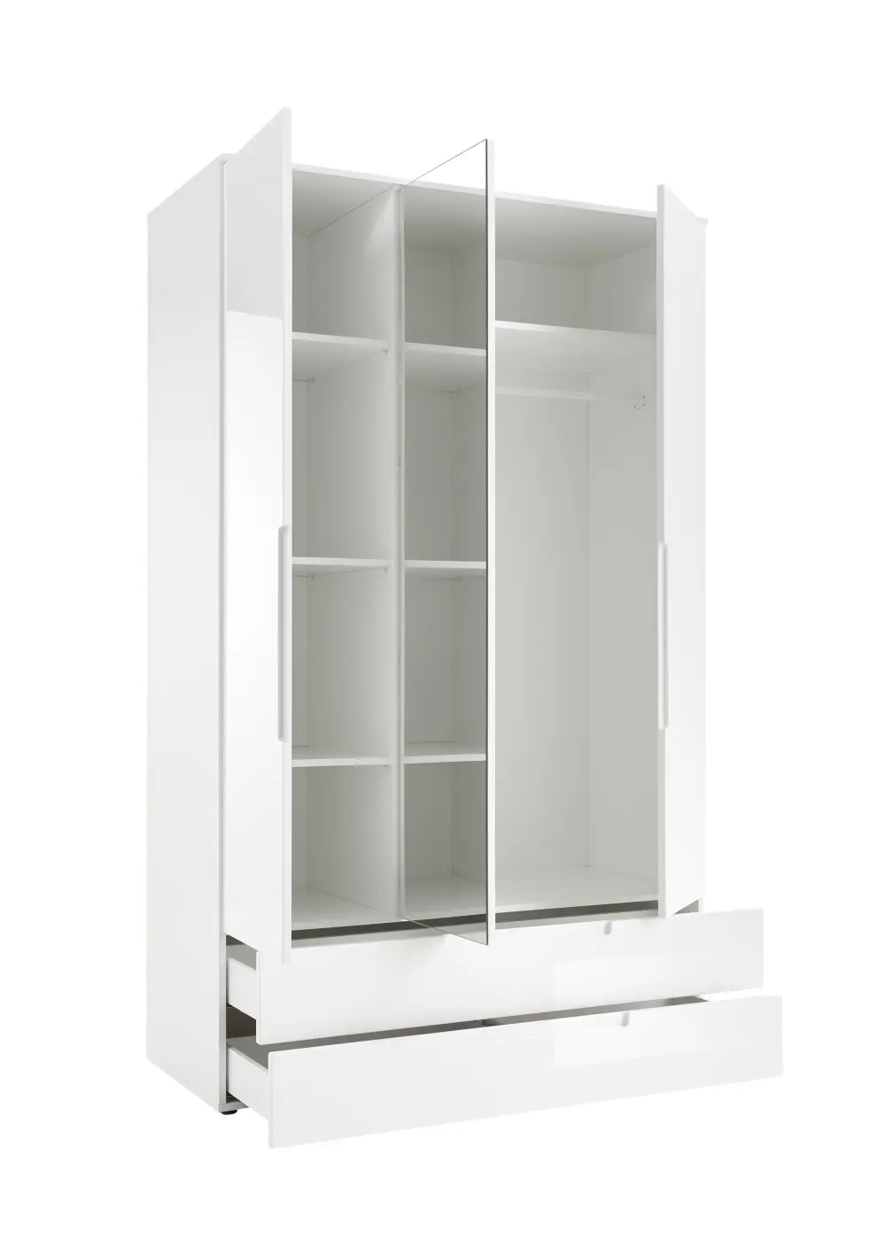 Drehtürenschrank Spice 3-türig weiß