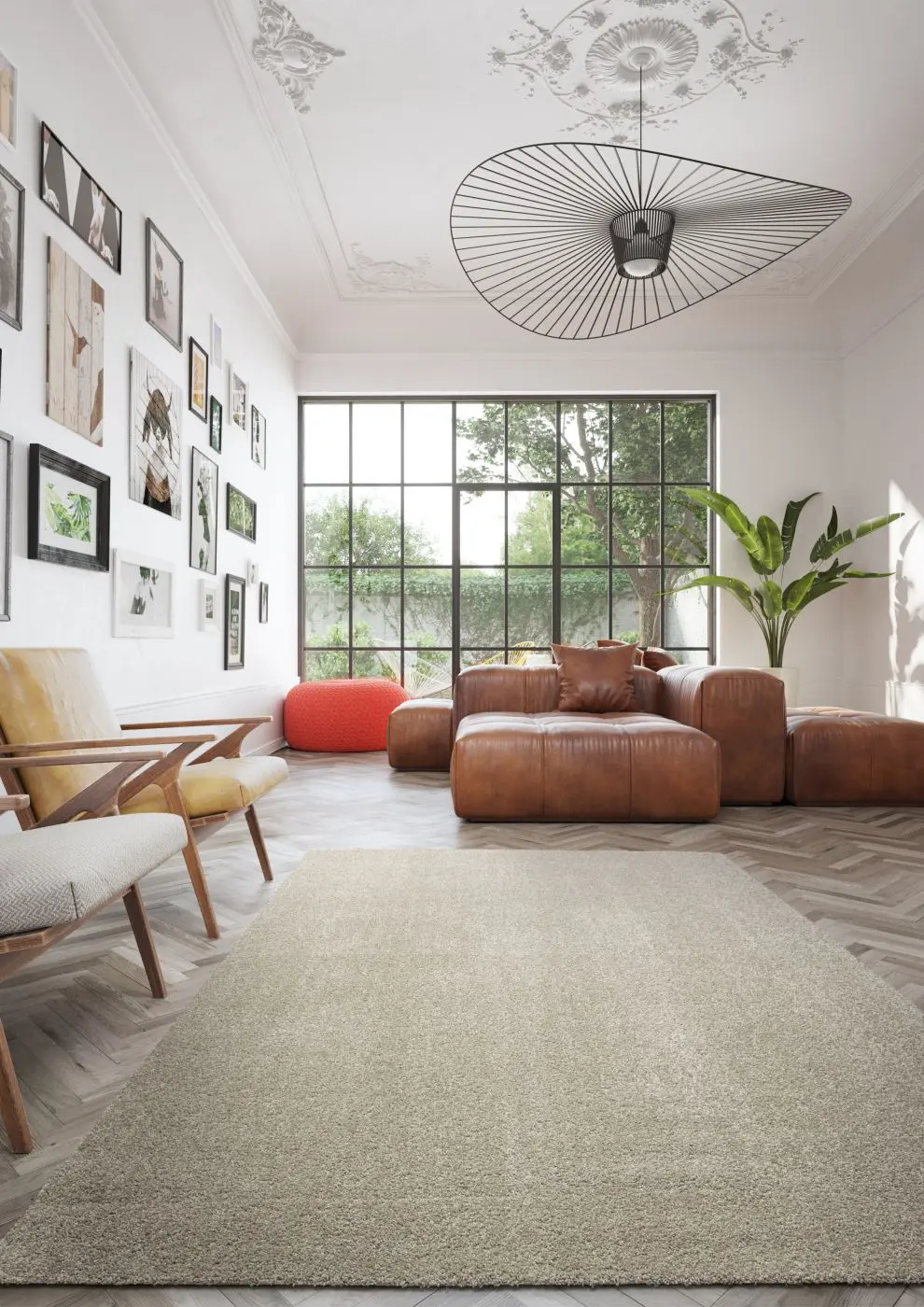 Teppich Dolce 160 x 230 cm beige 