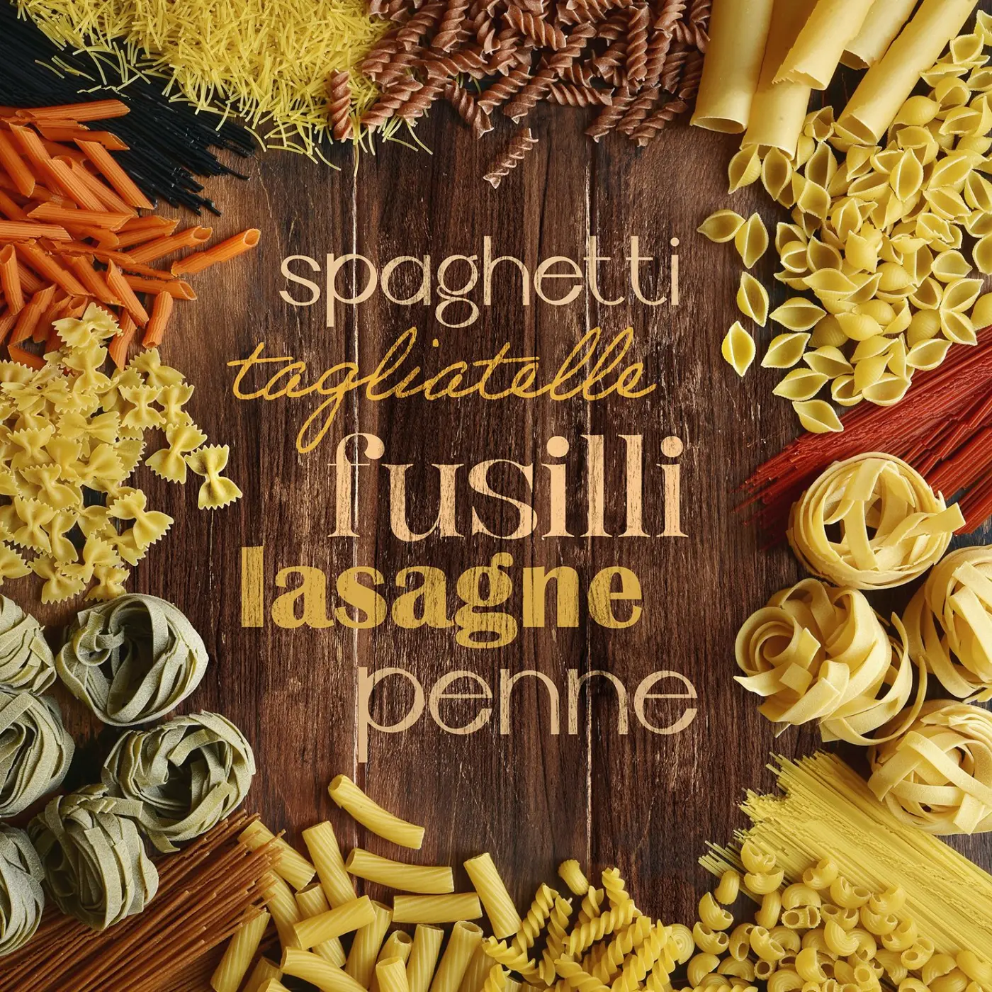 Glasbild Pasta Glasbild Pasta