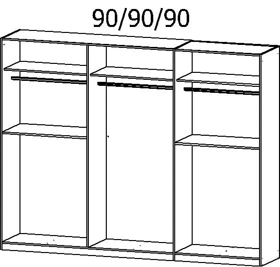 Drehtürenschrank Ticao 10-türig  weiß