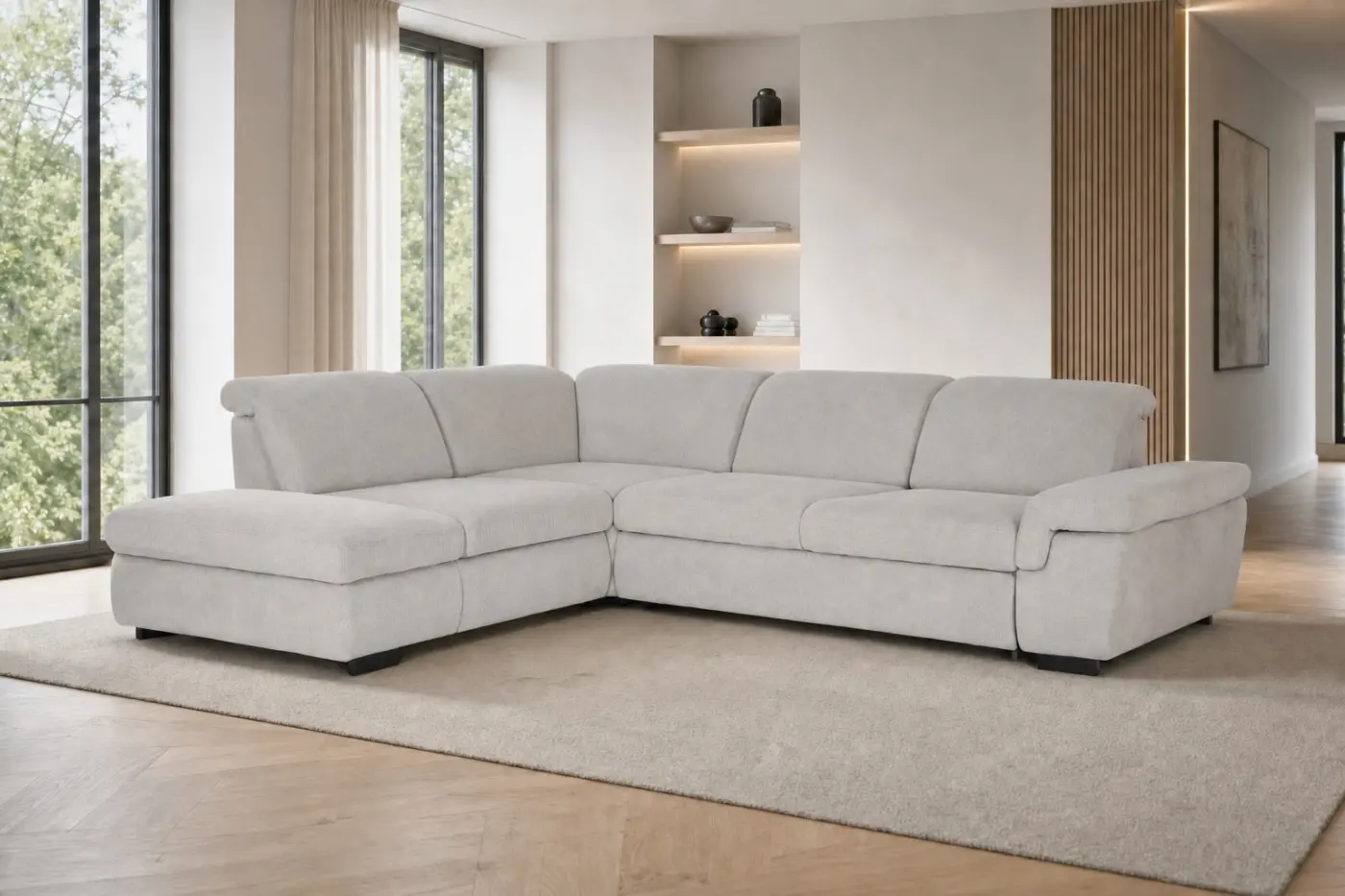 Wohnlandschaft couchliebe. LS300818 ecru Basismodell