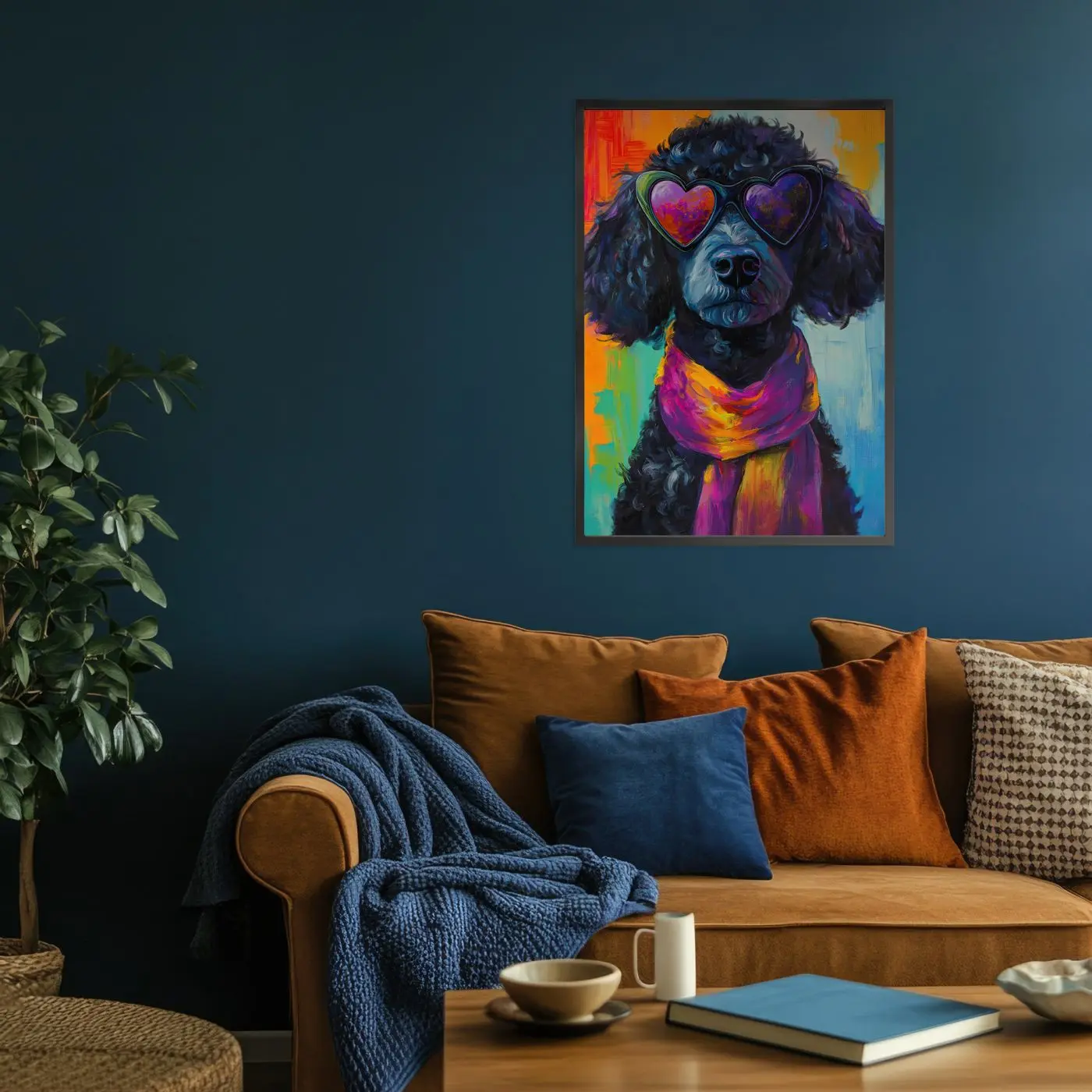Bild gerahmt Jeff 50 x 70 cm
