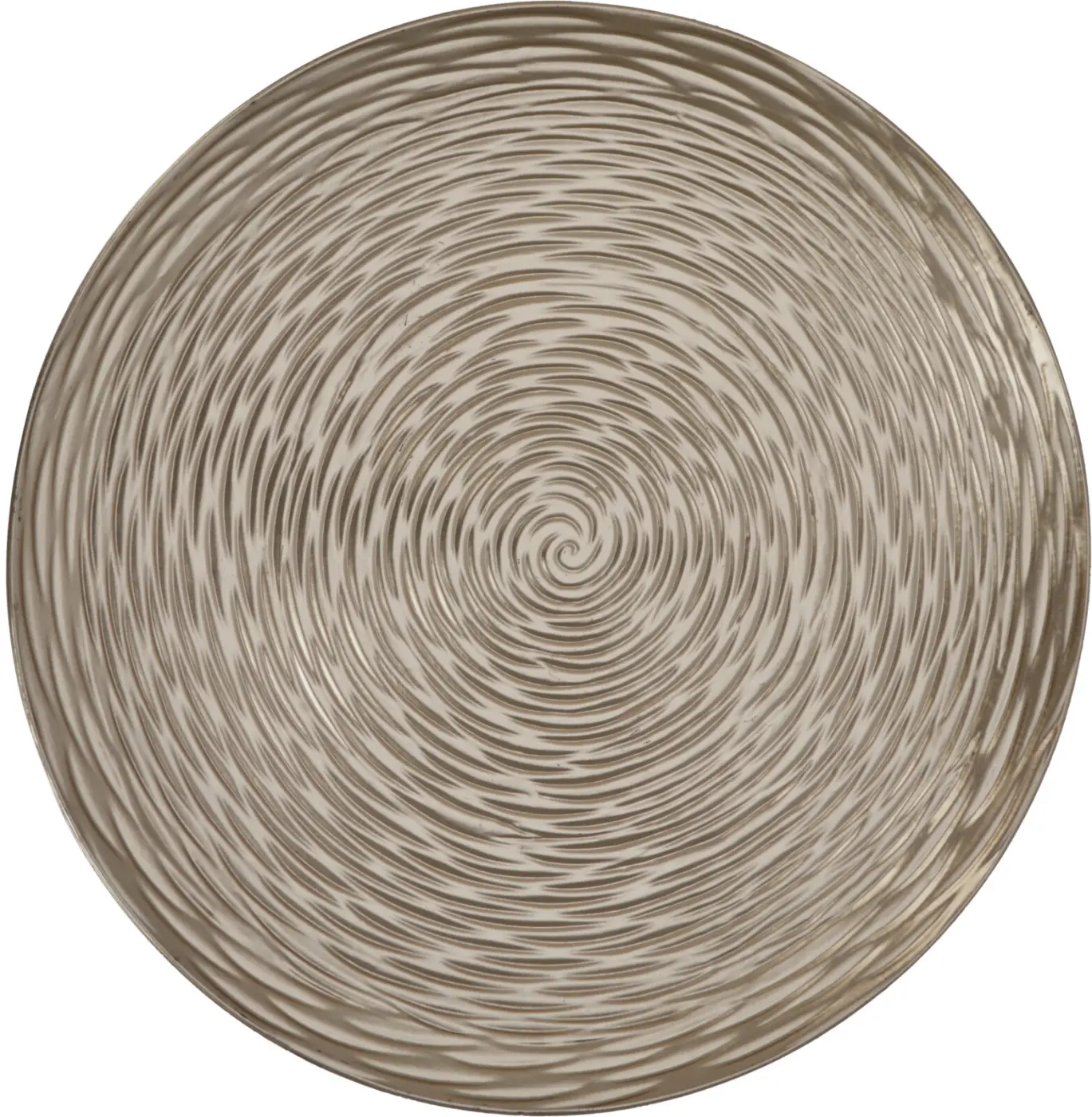 Dekoteller metallic