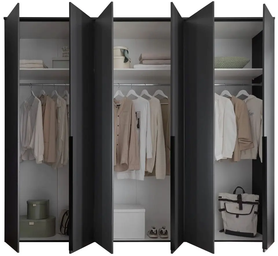 Drehtürenschrank Kevo graphit