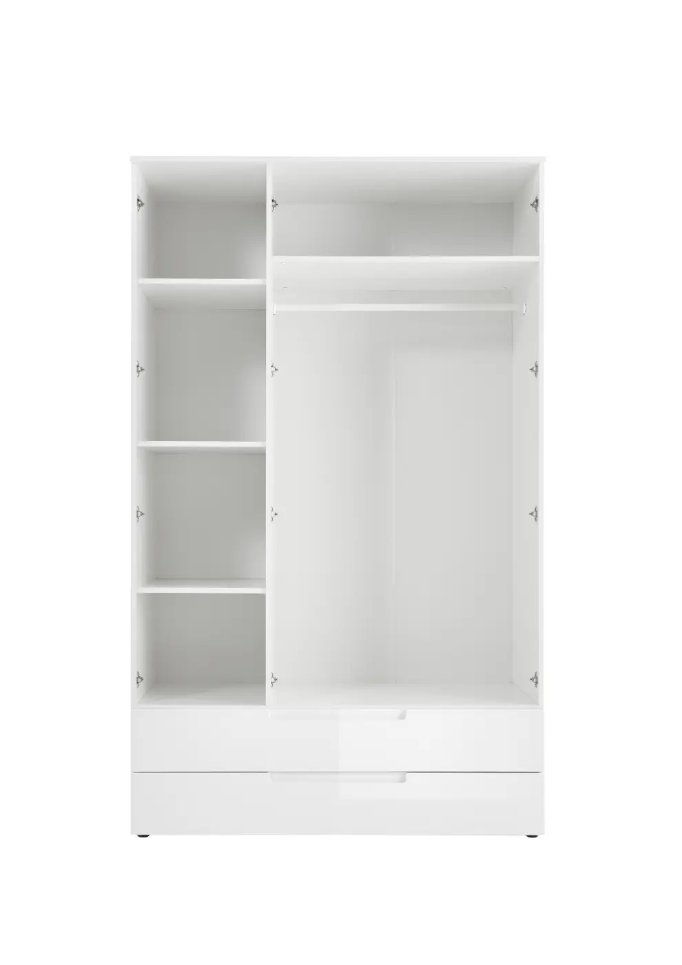 Drehtürenschrank Spice 3-türig weiß
