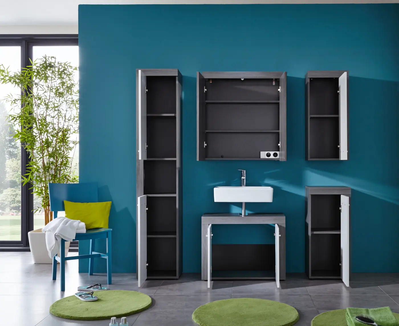 Hängeschrank Miami weiß