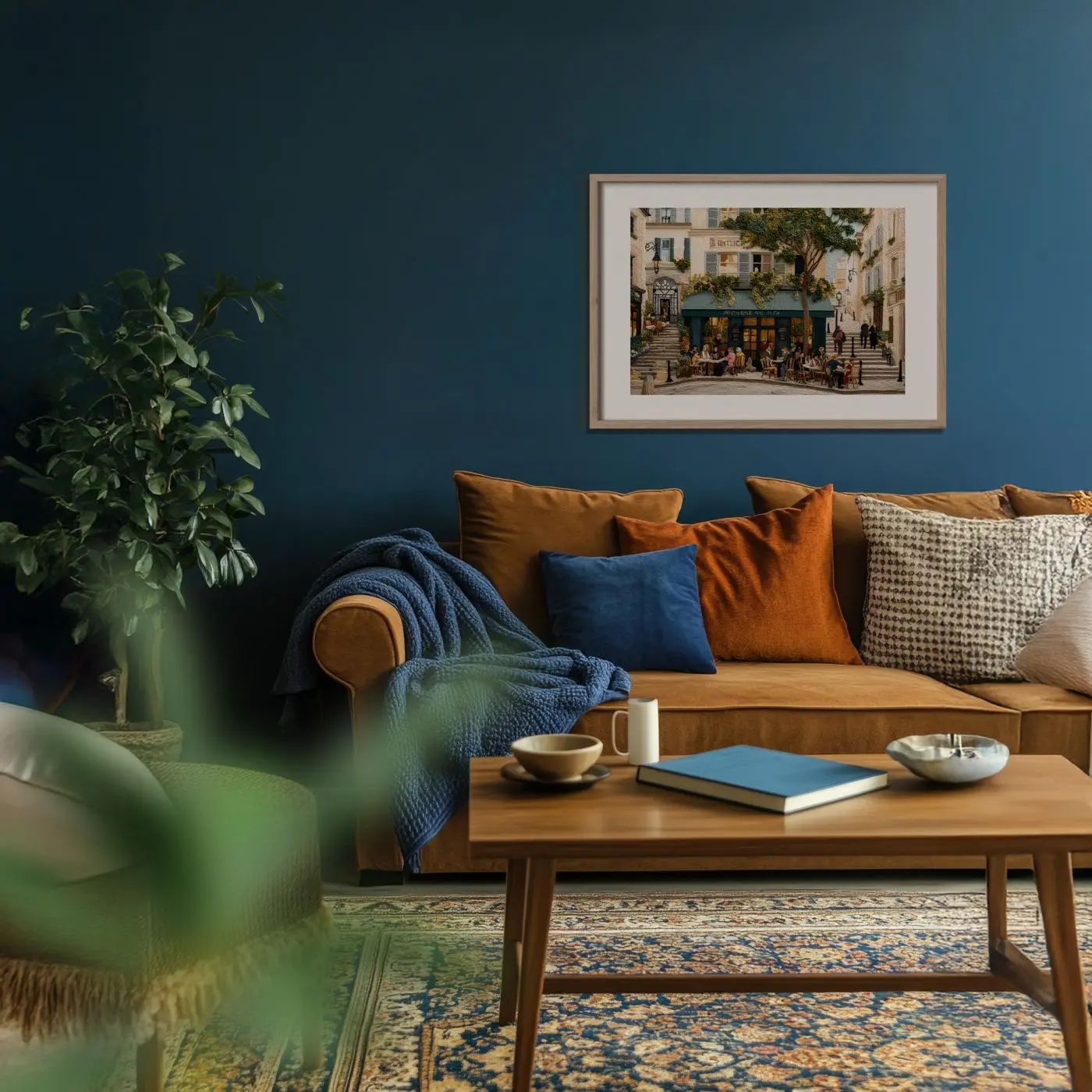 Bild gerahmt Calm Cafe 50 x 70 cm