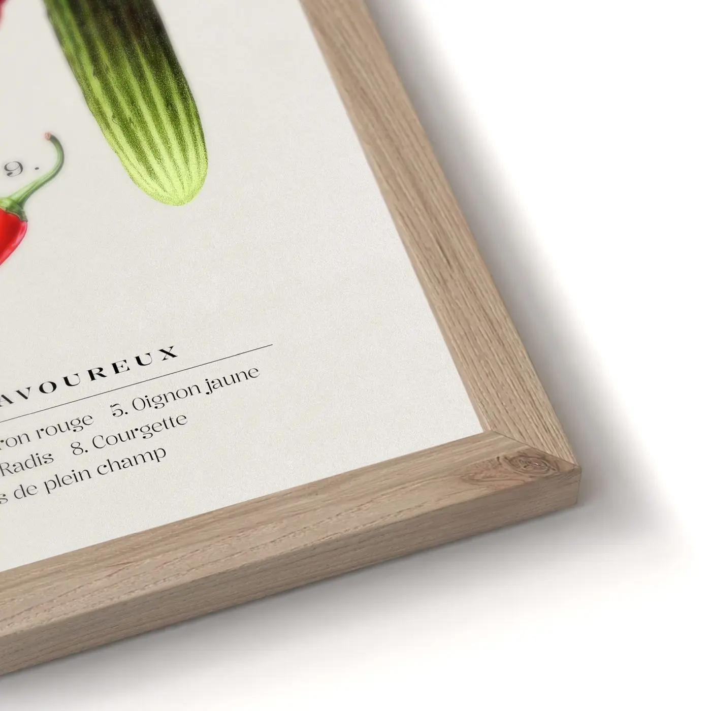 Bild gerahmt Legumes 30 x 40 cm