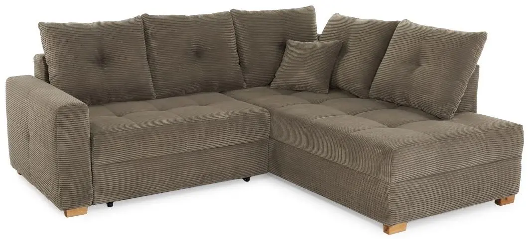 Wohnlandschaft Heidelberg Cord taupe
