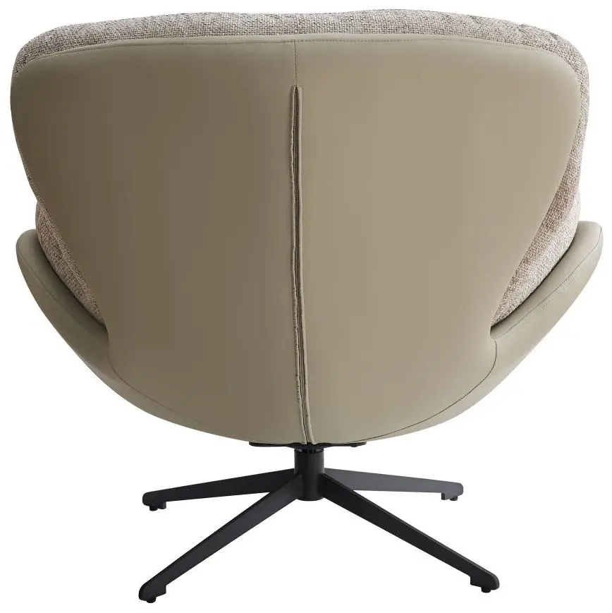 Lounge-Sessel beige drehbar