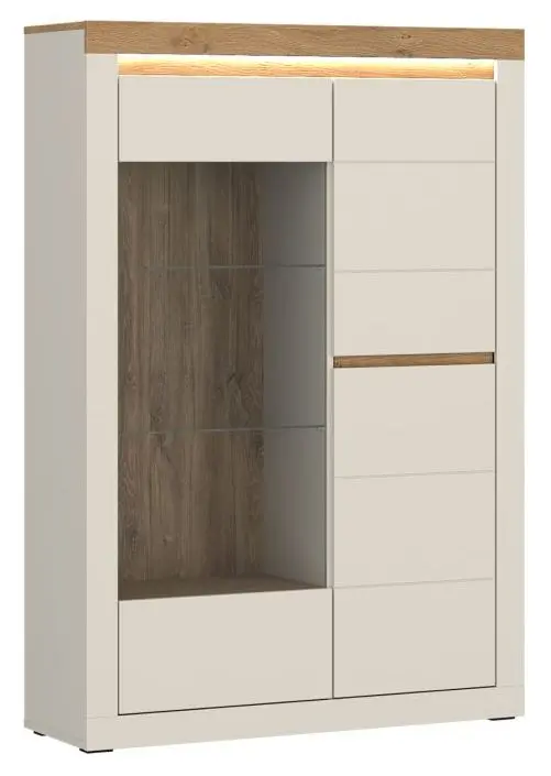 Highboard Naxxar kaschmir/Stone Eiche