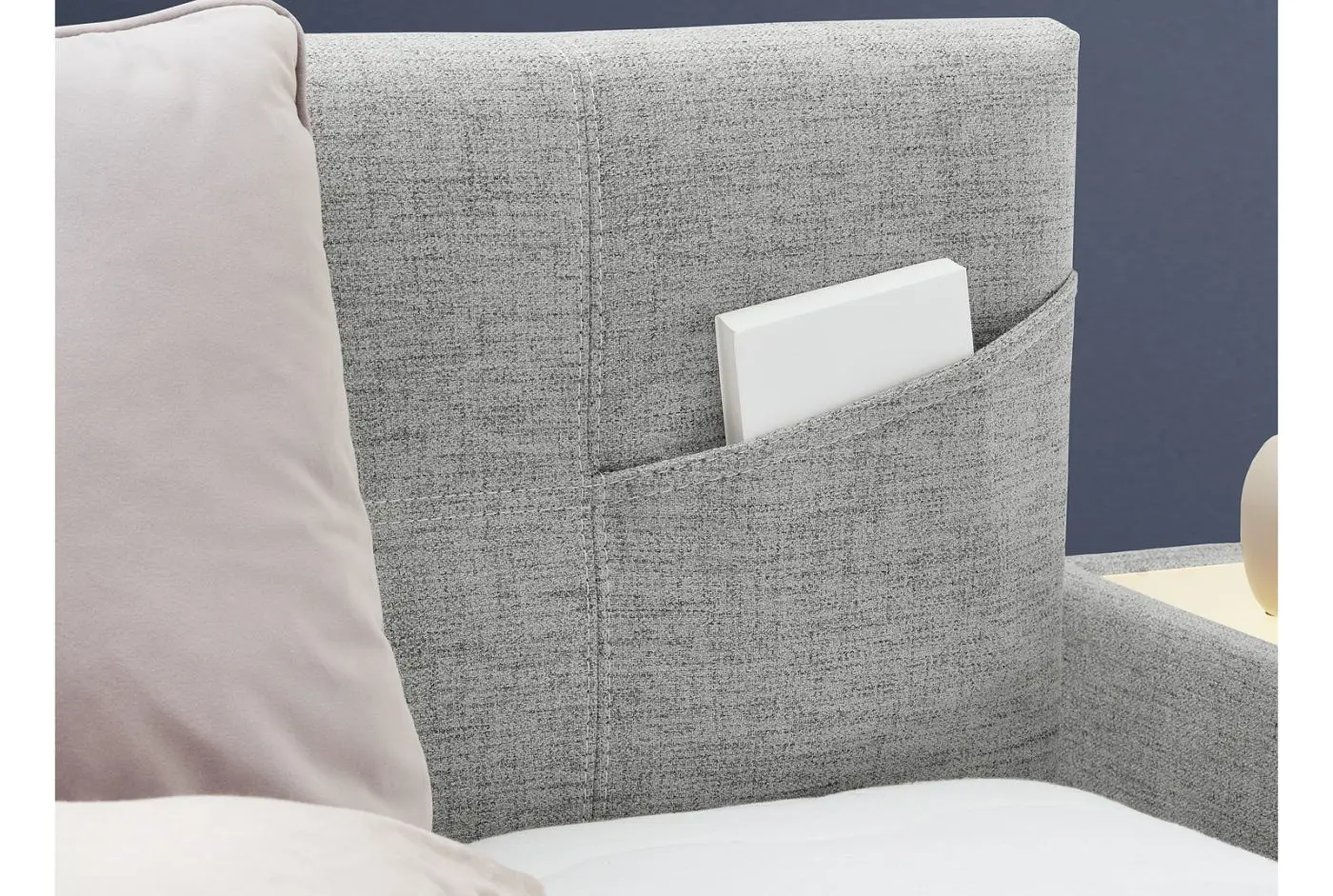 Boxspringbett Nora 120 x 200 cm grau Boxspringbett Nora 120 x 200 cm grau