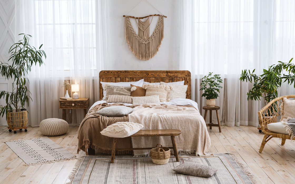 Boho-Einrichtungsstil ➤ unkonventionell & gemütlich
