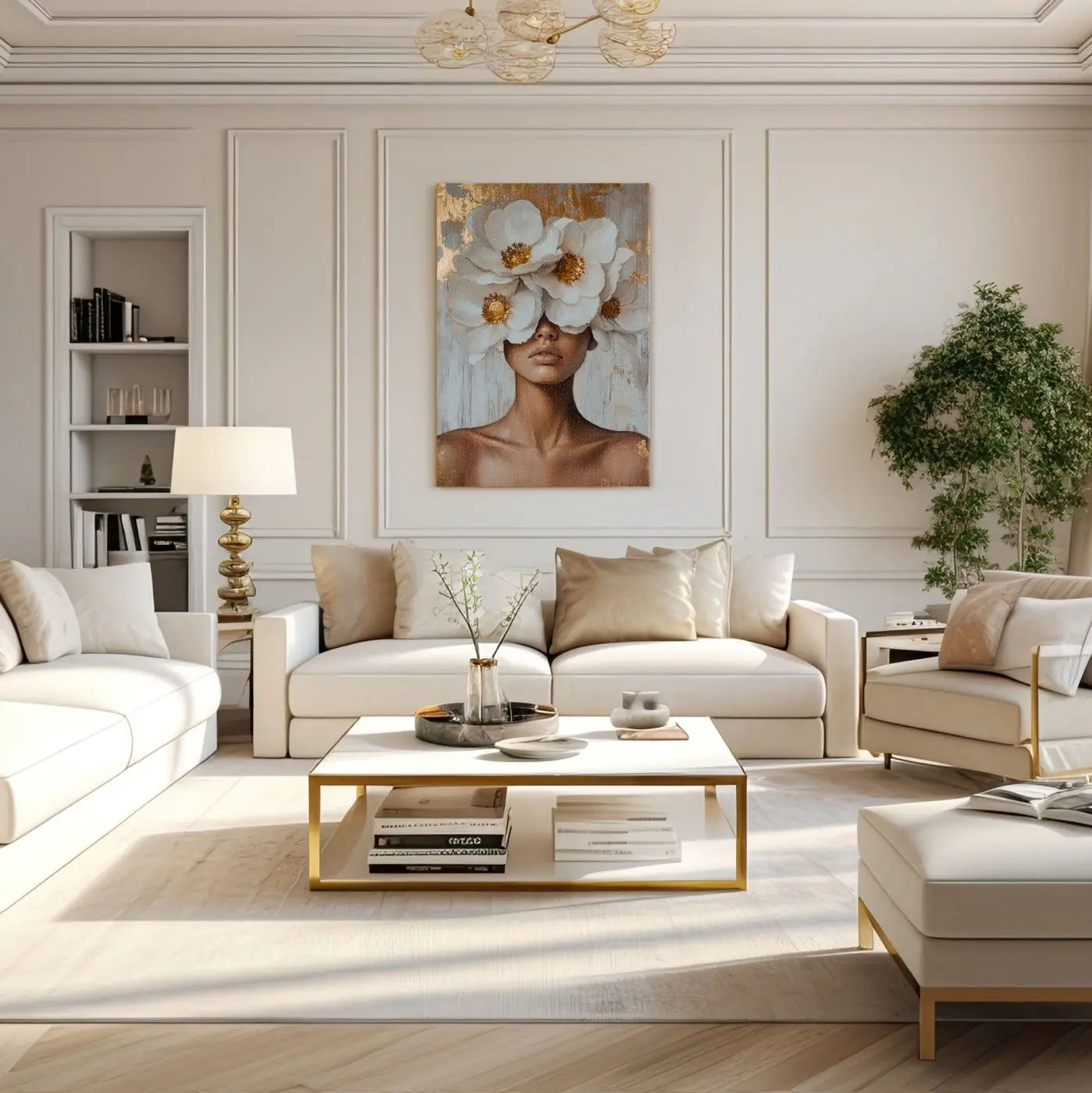 Leinwandbild Henriette 70 x 100 cm