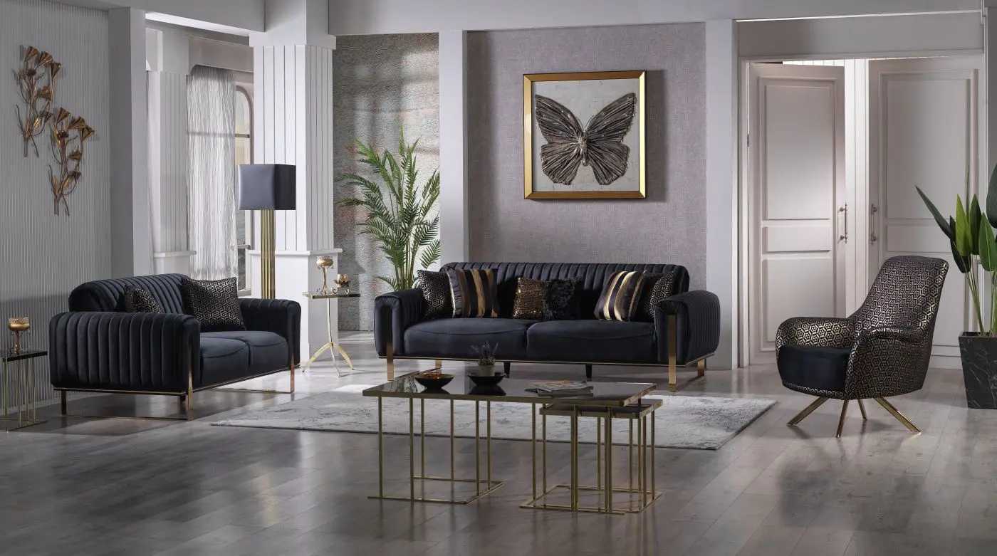 Sessel Singapur schwarz