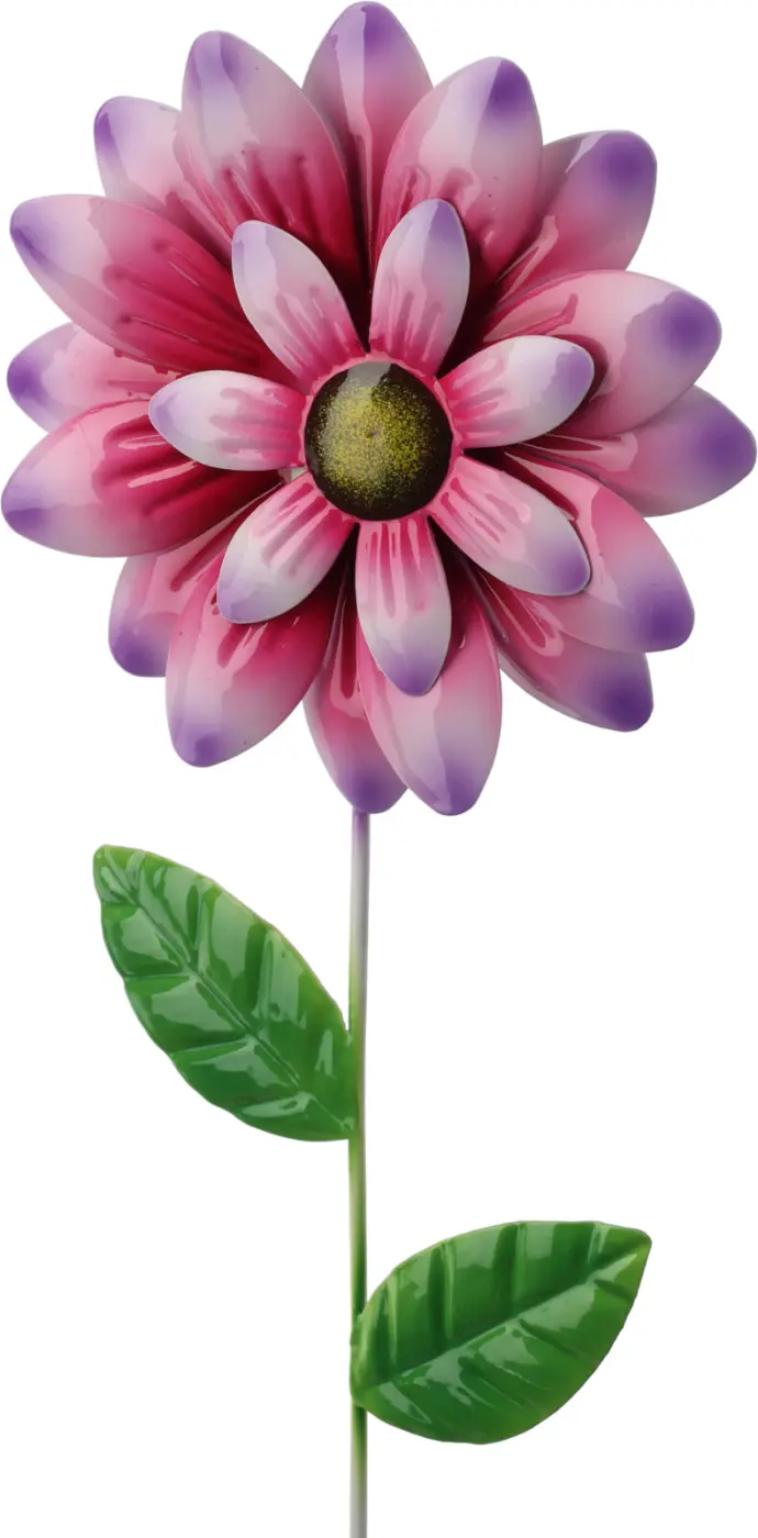 Gartenstecker Blume bunt 