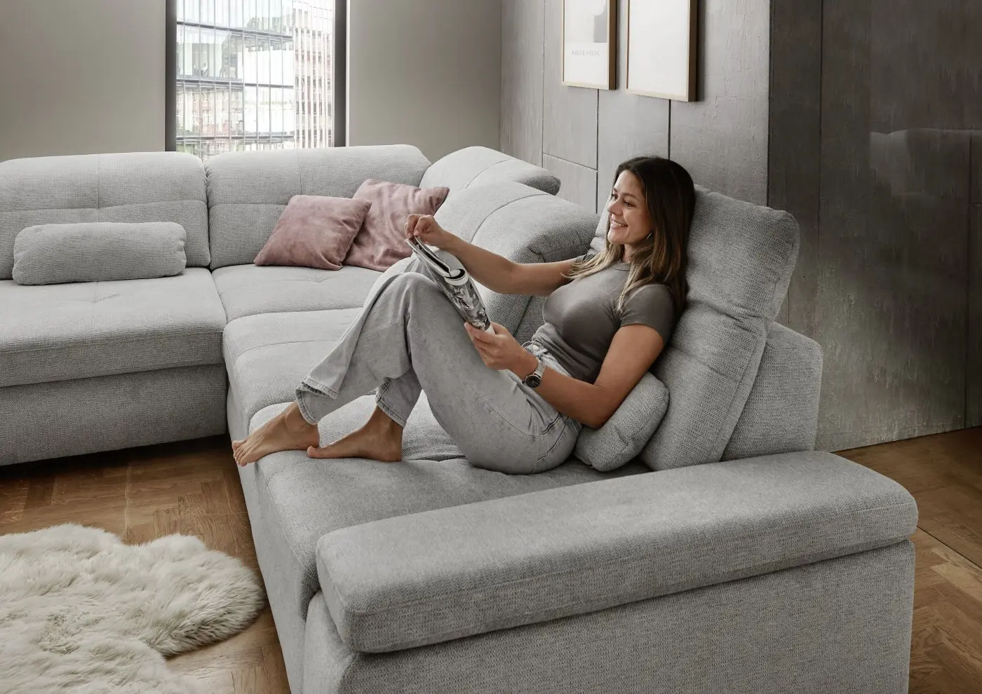 Wohnlandschaft LS 872918 mit Komfortfunktionen Wohnlandschaft LS 872918 mit Komfortfunktionen