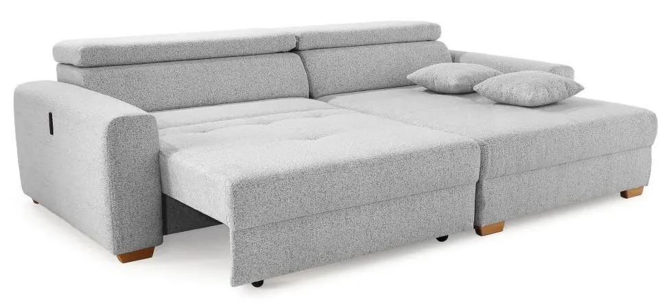 Wohnlandschaft Slider hellgrau