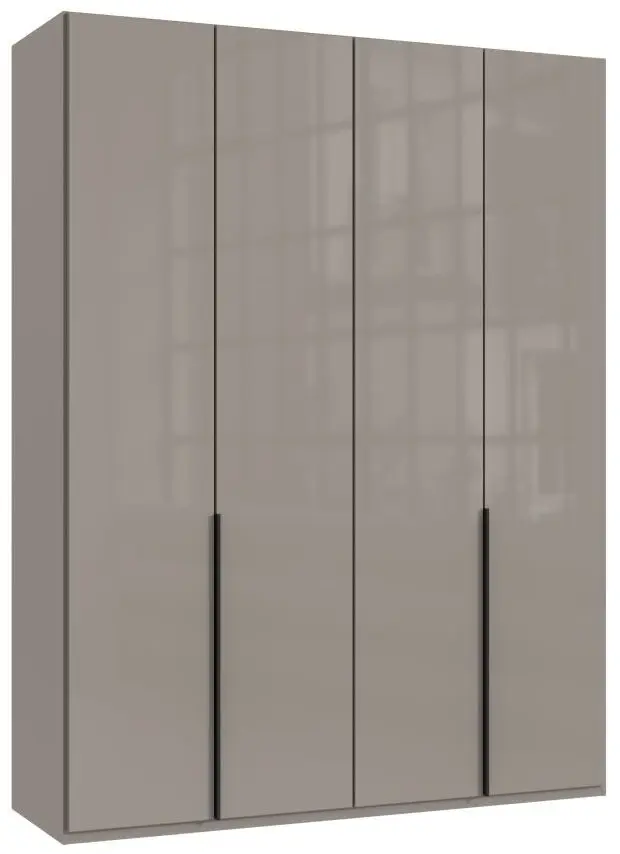 Drehtürenschrank New York 4-türig Saharagrau