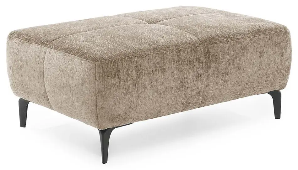 Hocker Salo Velours beige
