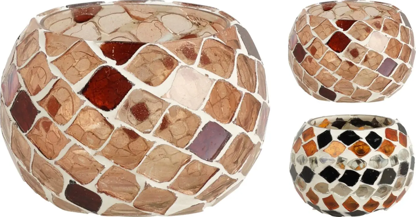 Teelichthalter Mosaik