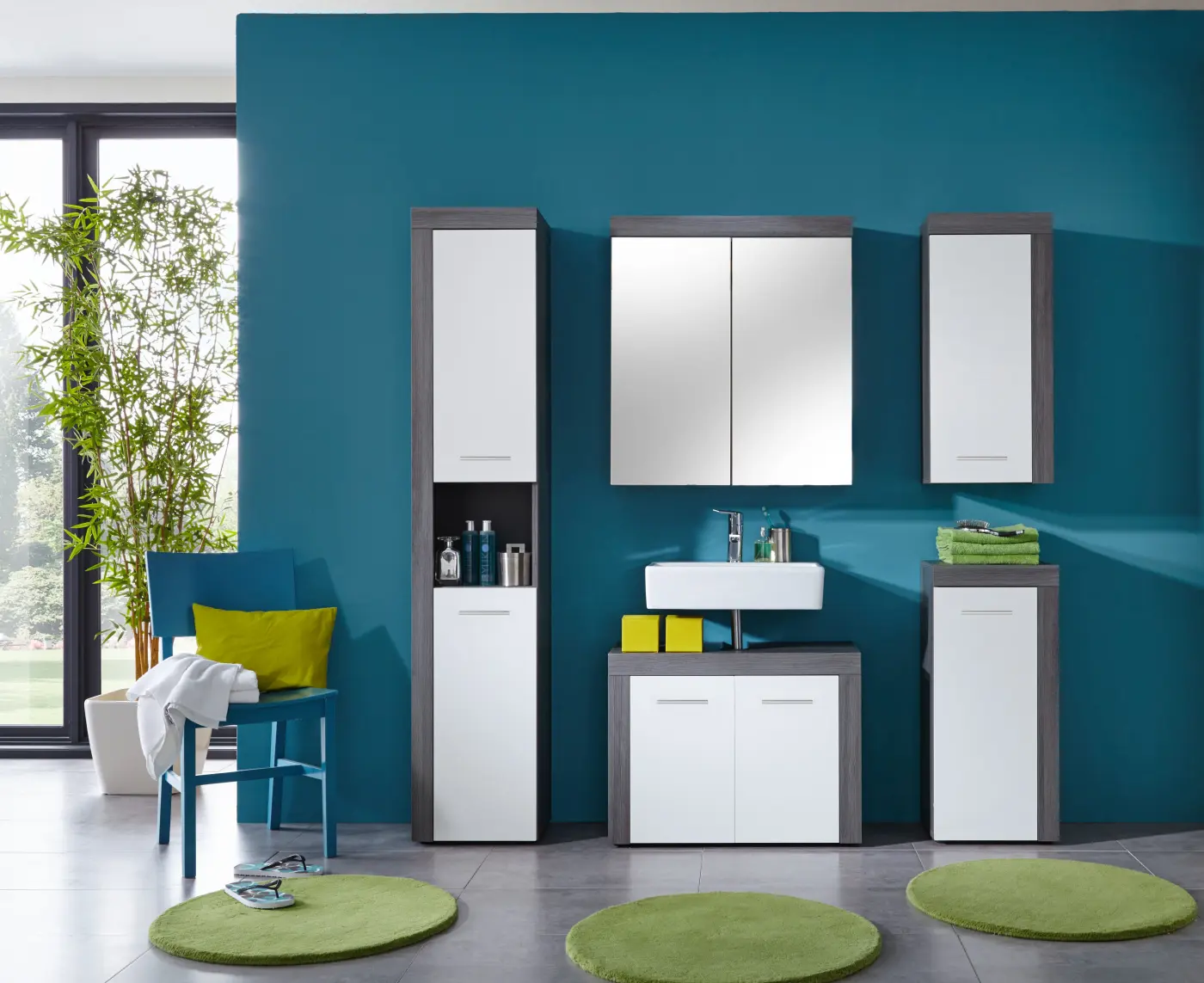 Hängeschrank Miami weiß