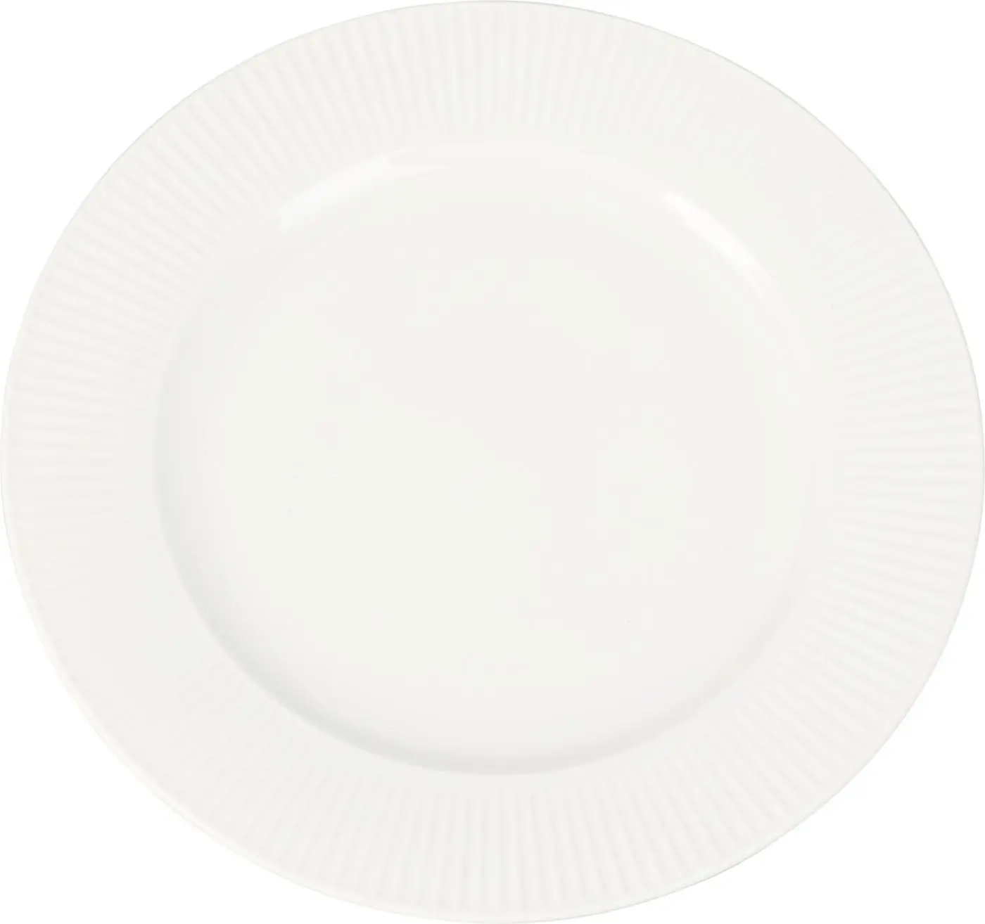 Teller flach weiß