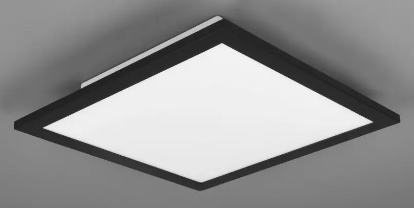 LED-Deckenleuchte Alpha mattschwarz